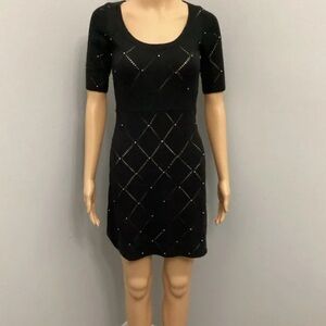 Betsey Johnson - Elegant Black Knit Dress